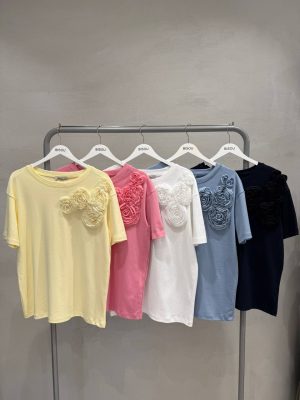 تیشرت گل برجسته - Image 2