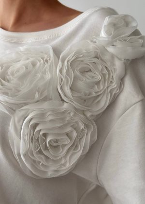 تیشرت گل برجسته - Image 3