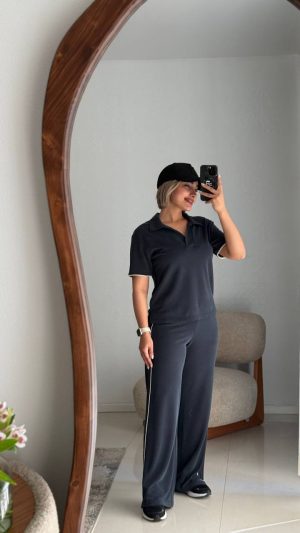 تیشرت و شلوار بغل خط 1178 - Image 4