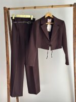 ست کراپ کت و شلوار