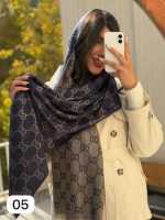شال میکس سرمه ای - Image 2