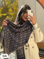 شال میکس سرمه ای - Image 3