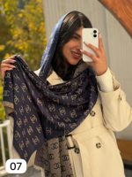 شال میکس سرمه ای - Image 7
