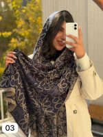 شال میکس سرمه ای - Image 4