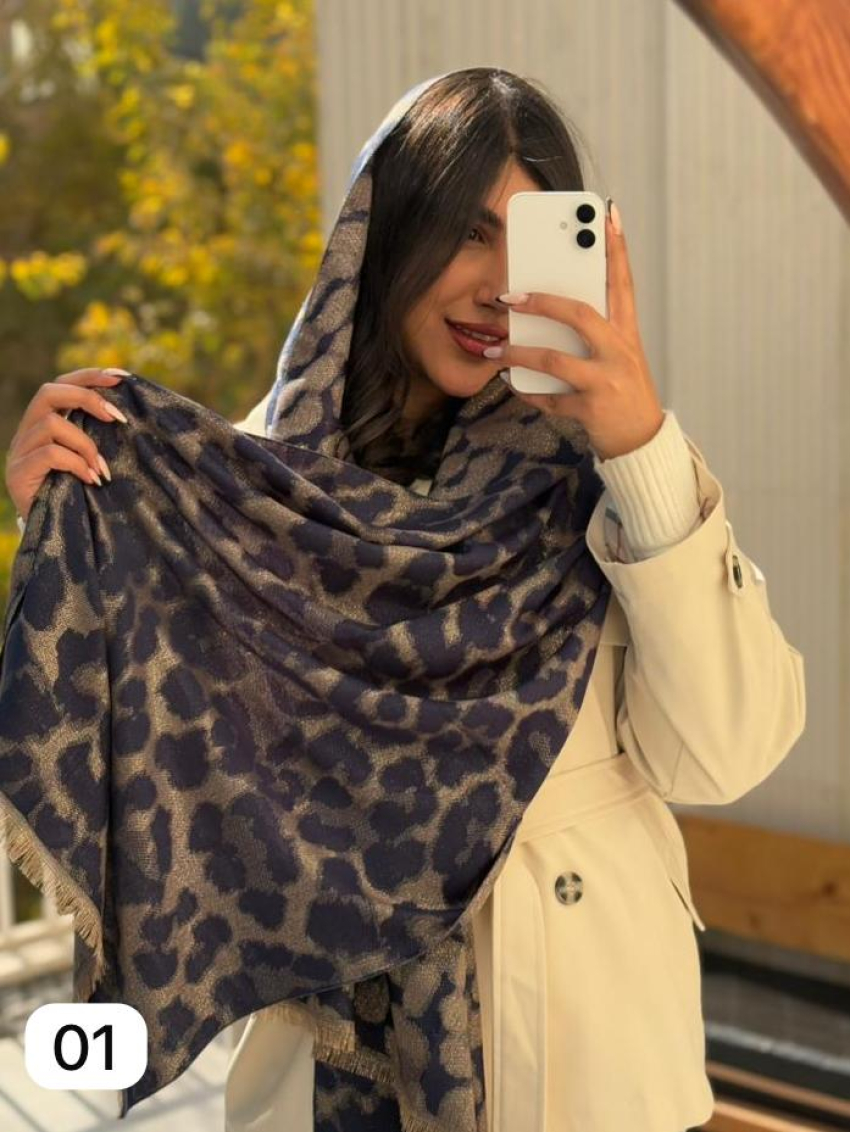 20251125_121253_1822204035 شال میکس سرمه ای - Image 1