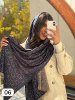 شال میکس سرمه ای - Image 8