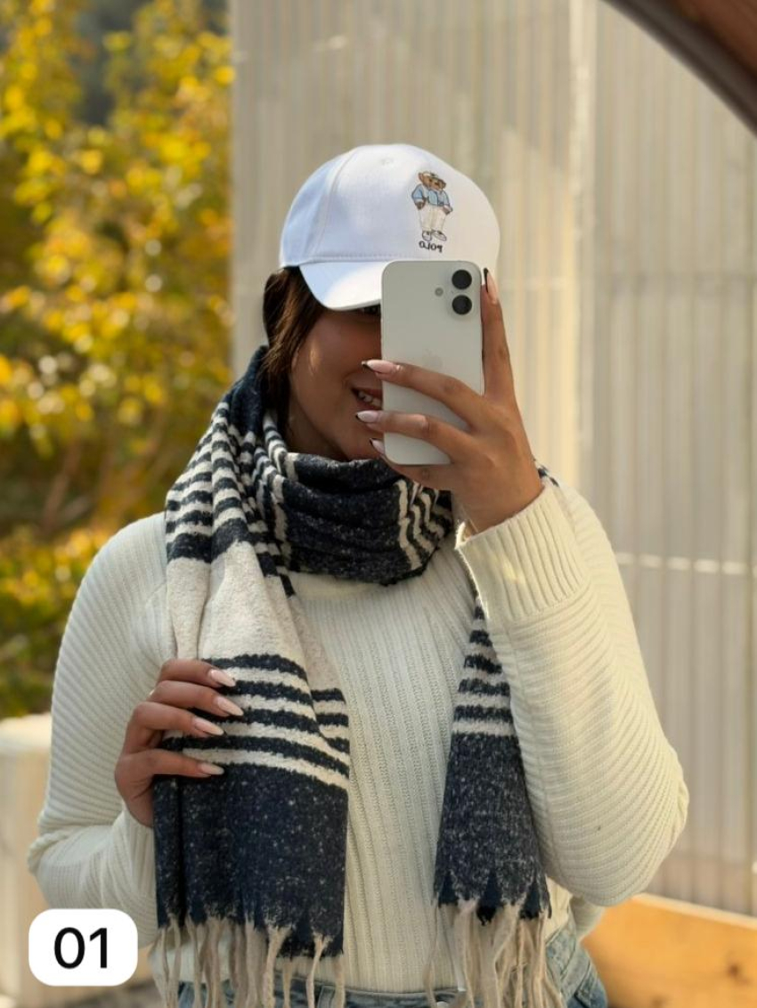 20251125_130453_405096195 شال سرمه ای صابونی - Image 1