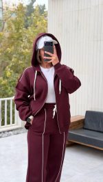 ست زیپ دار توپنبه ای