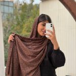 شال طرح دار کشمیر