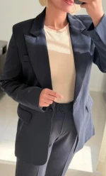 کت سرمه ای - Image 3