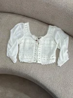 شومیز قلاب بافی - Image 6