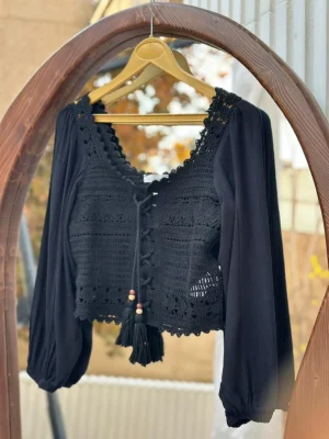 شومیز قلاب بافی - Image 2
