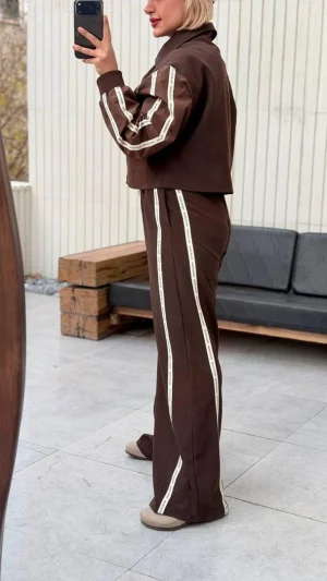 ست قهوه ای دوجیب - Image 7