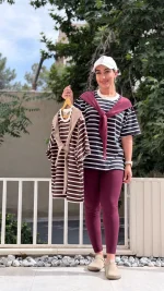 تیشرت خط دار - Image 2