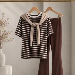 تیشرت خط دار