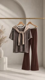 تیشرت خط دار