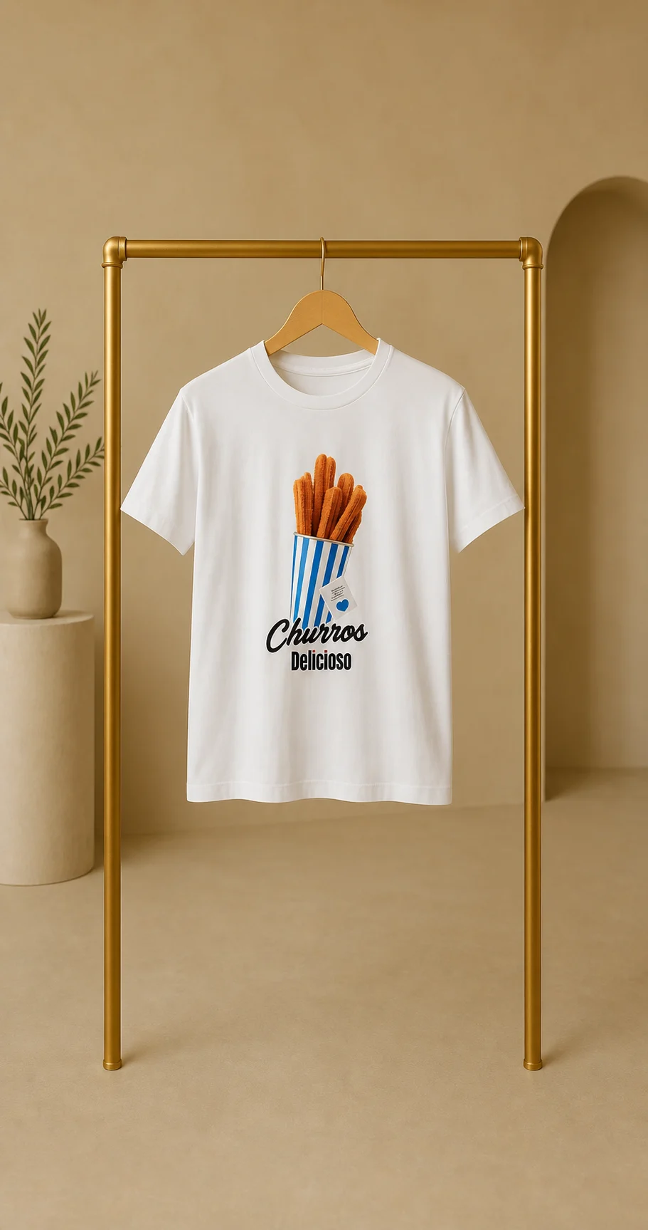 4d8ed1a4-7911-4c68-8721-159b78067a02 تیشرت کوزو Churrros - Image 1