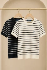 تیشرت بافت راه دار Polo