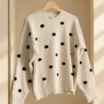 بلوز بافت زنانه Polka-Dot